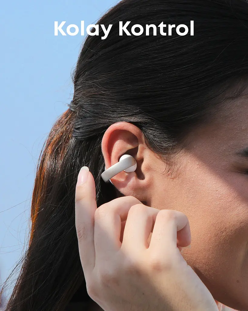 Bluetooth-гарнітура Anker SoundCore AeroClip White (A3388G21) - фото 3