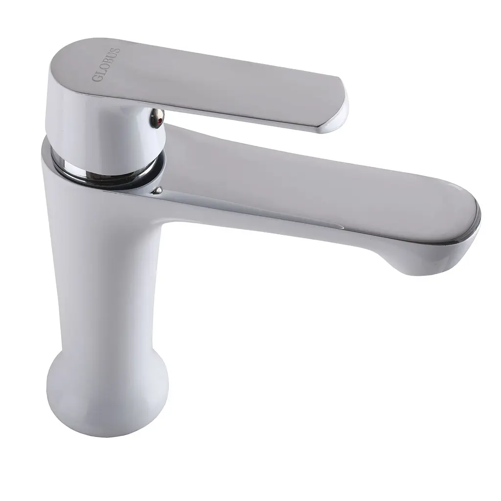 Змішувач для умивальника Globus Lux Laguna GLA-0401-7-white Білий - фото 3