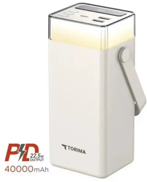 Повербанк Torima TRM-1041 40000 mAh 22.5 Вт Білий (2104618906) - фото 7