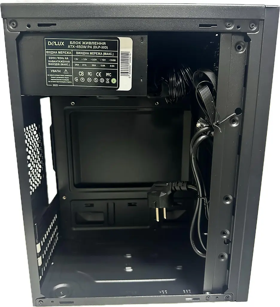 Корпус Delux MK 350 Black 450W 12Fan - фото 2