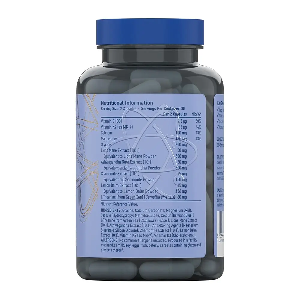 Вечірня добавка Applied Nutrition Solutions Sleep Support, 60 капсул - фото 2