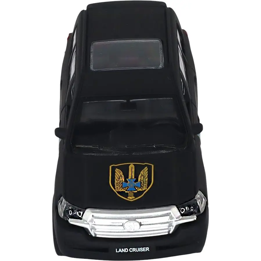 Автомодель TechnoDrive Шевроны Героев Toyota Land Cruiser ЦСО Альфа (KM6010SA) - фото 3