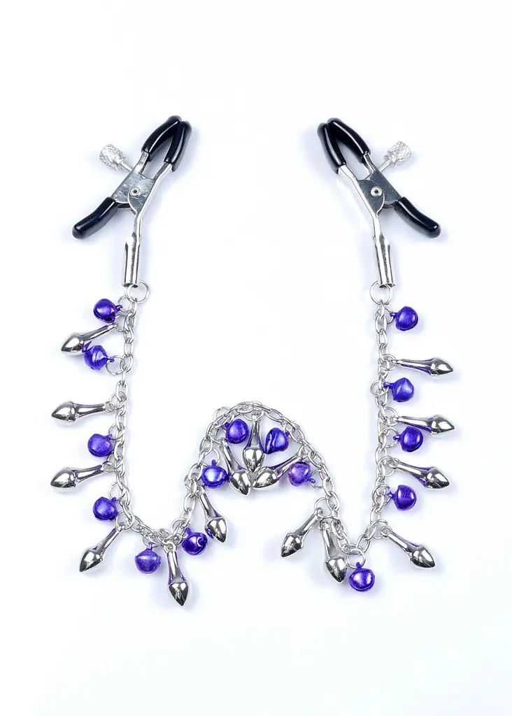 Затискачі для сосків Fetish B-Series Exclusive Nipple Clamps No.2 (сріблястий) - фото 5