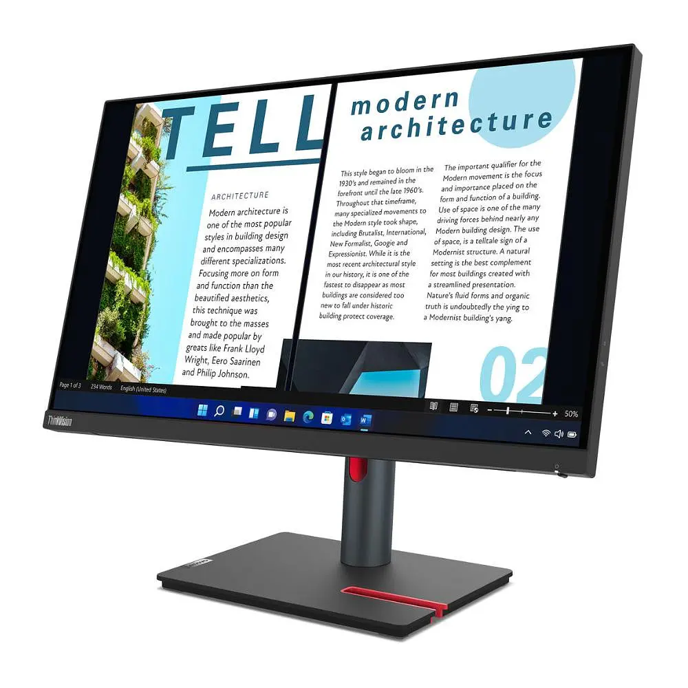 Монітор Lenovo ThinkVision P24h-30 (63B3GAT6UA) - фото 7