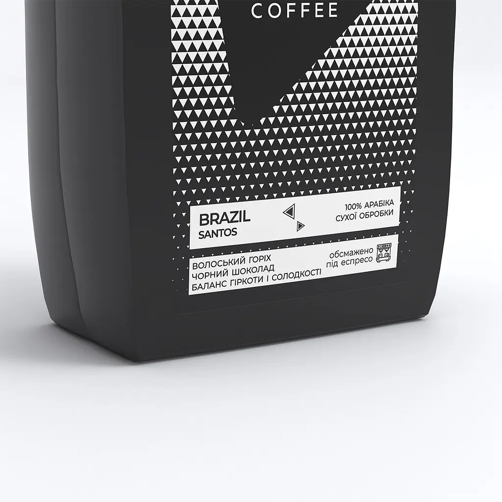 Кофе в зернах Bedoin Coffee Бразилия Сантос 1 кг - фото 2
