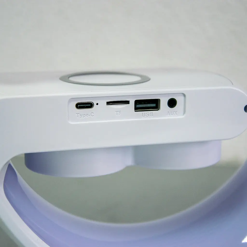 Настільний смарт нічник RGB світильник з бездротовою зарядкою Bluetooth колонка G11 15W BT - фото 5