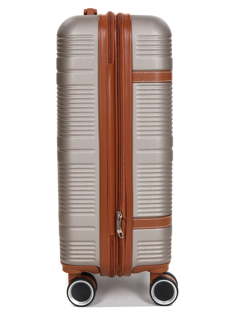 Валіза маленька S ABS-пластик Worldline Airtex 629 56×36×22см 38л Шампань - фото 6