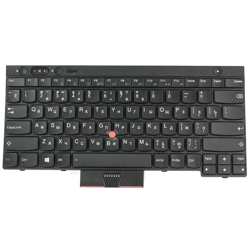 Клавіатура для ноутбука LENOVO (Thinkpad: T430, T430i, T430S, T530, T530I, X230, X230i, X230S) rus, black (оригінал) - фото 2