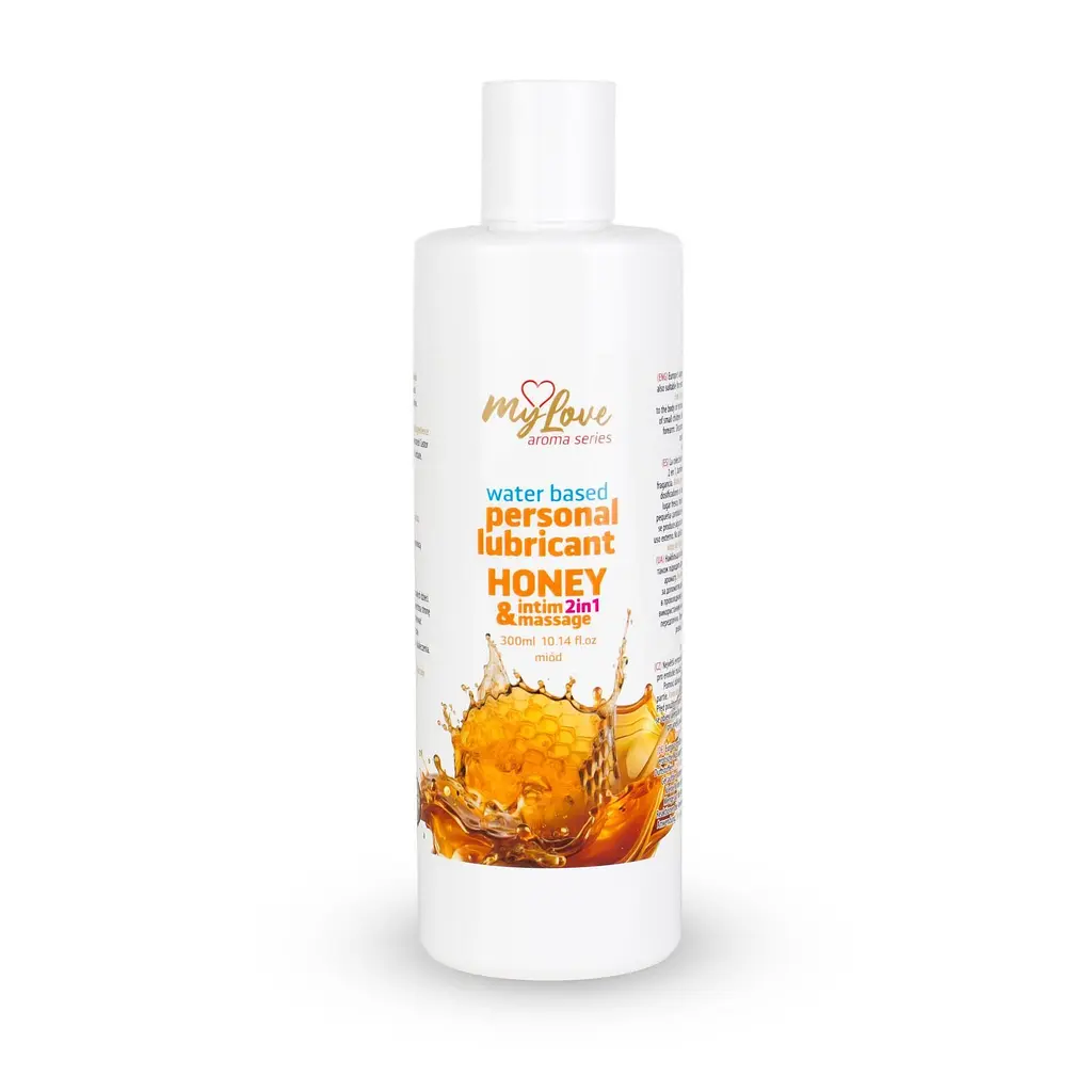 Лубрикант MyLove Aroma Series IntimMassage 2in1 Honey, 300 мл