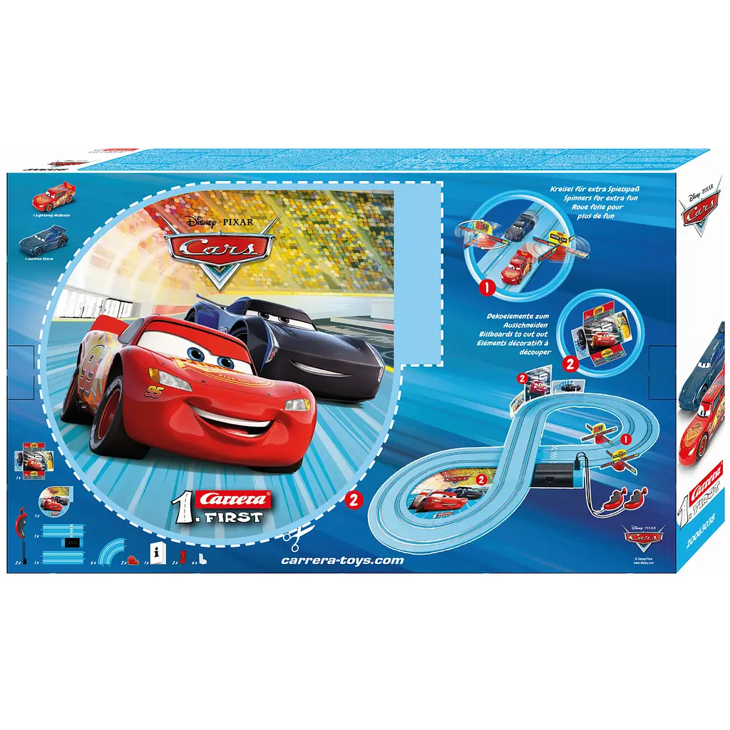 Автотрек Carrera First Disney Pixar Cars Потужна дуель траса 2.4 м (CR-20063038) - фото 7