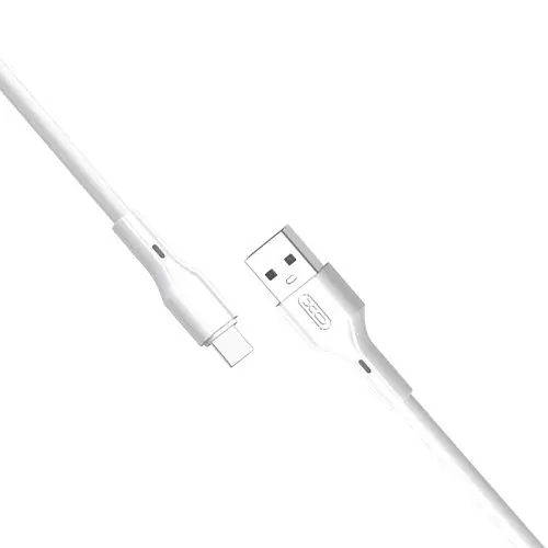 Кабель XO NB230 3A Rock Series TYPE-C Data Cable Білий - фото 3