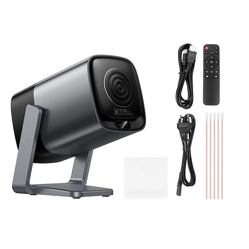 Проектор Hoco DT7, Android, 1080p, 370ANSI, Wi-Fi 2.4+5G, 1/32GB, Black, Box - фото 5