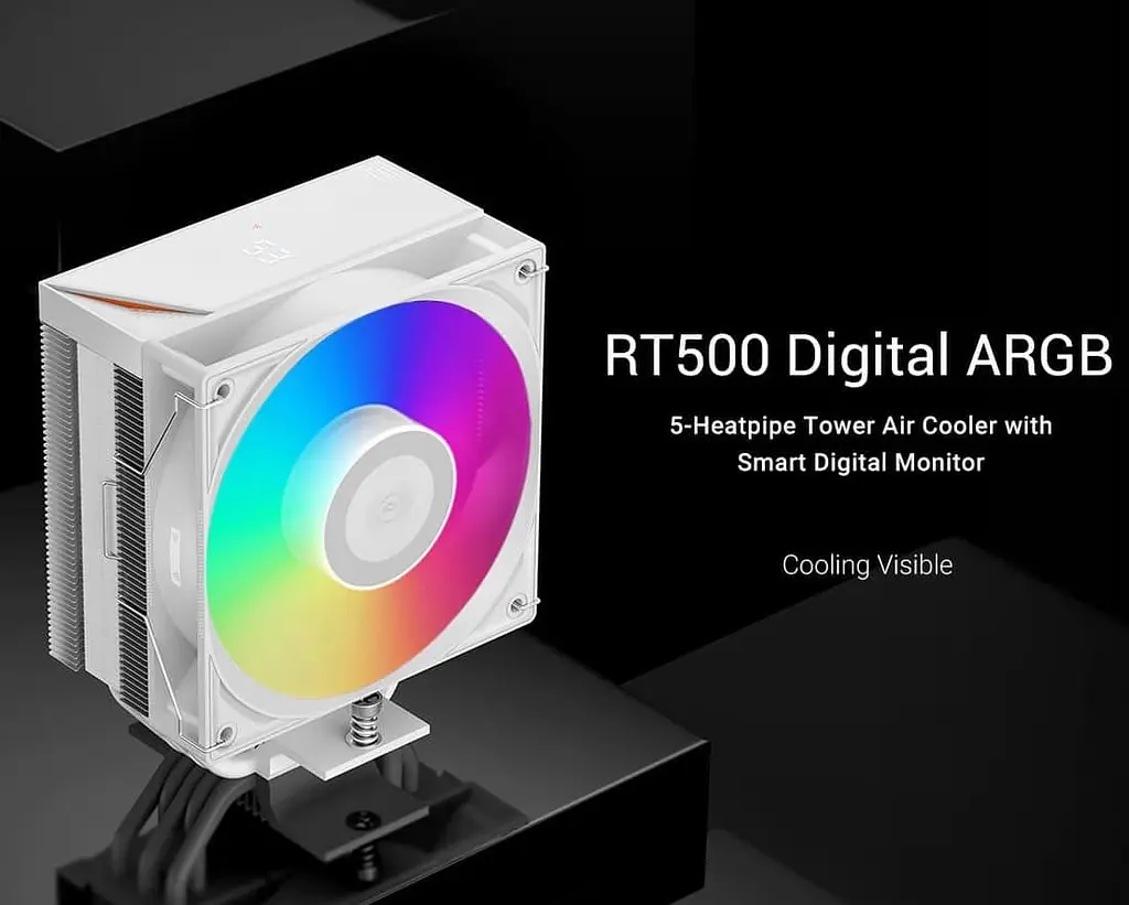 Кулер для процесора PcCooler RT500 Digital ARGB White (RT500 Digital ARGB WH) - фото 14