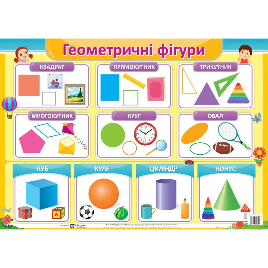 Геометричні фігури. Плакат - Олександра Демчак