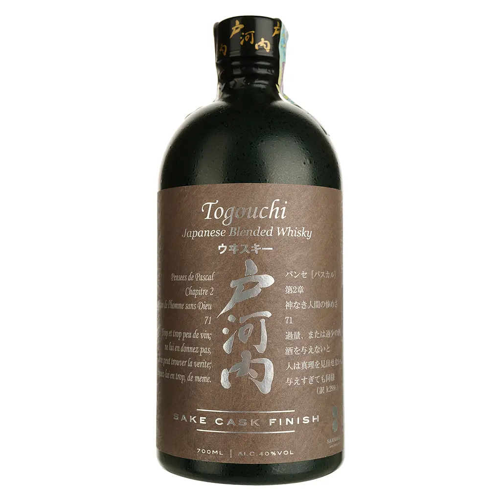 Виски Togouchi Sake Cask Finish Blended Japanese Whisky, 40%, 0,7 л, в подарочной упаковке - фото 2