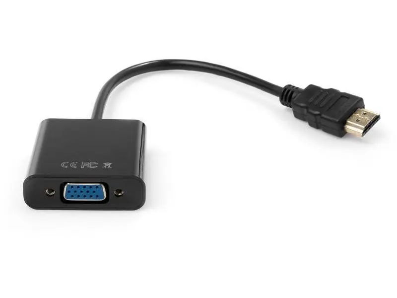 Адаптер Vinga HDMI to VGA (VCPAHDMIM2VGAFBK) - фото 3