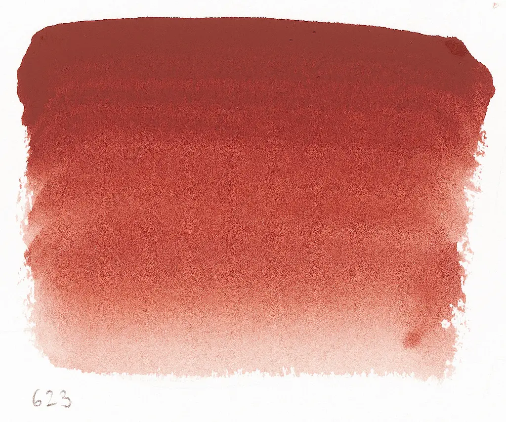 Акварельна фарба Sennelier, полукювета, S1, Венеціанський червоний (Venetian Red) - фото 2