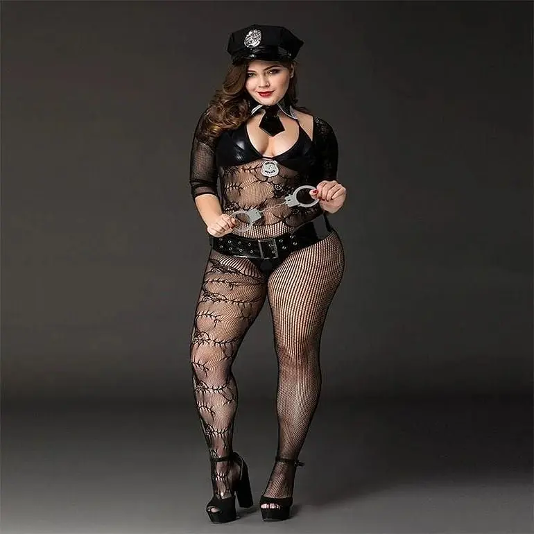 Еротичний костюм поліцейської JSY P71101 Plus size - фото 3