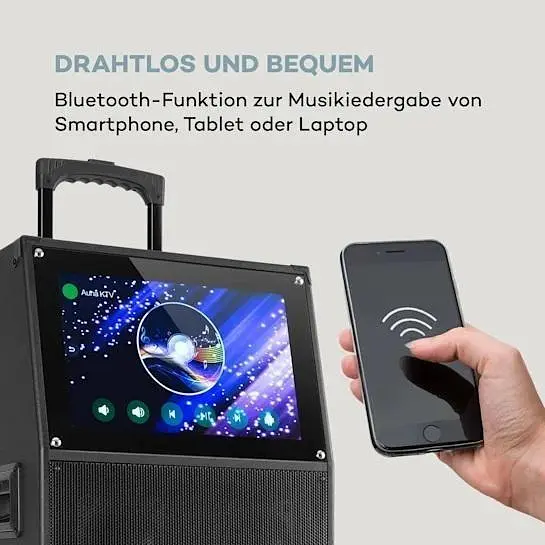 Караоке-система Auna KTV Karaoke System 15.4 дюйма (10034612) - фото 5