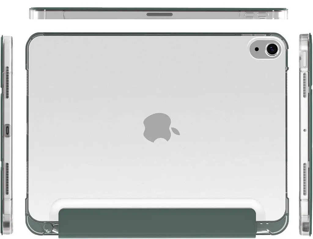 Чохол BeCover Soft Edge із кріпленням Apple Pencil для Apple iPad Air 11 M2 2024 Темно-зелений (711426) - фото 3
