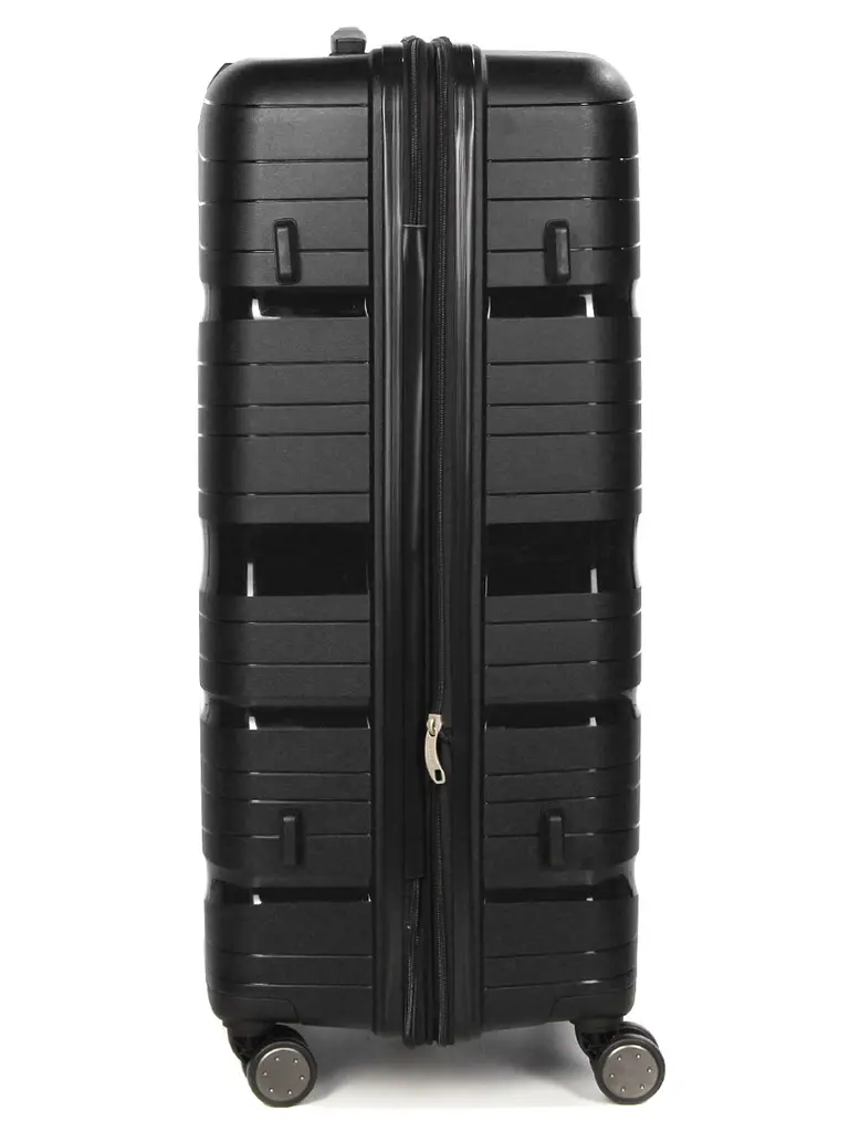 Валіза велика L поліпропілен Worldline Airtex 283 74,5×49×32см 120л Чорний - фото 7