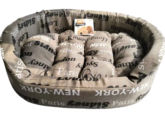 Лежак для собак та котів Ferplast Dandy Cities 55 коричневий 55x41x15 см 82942096 - фото 2