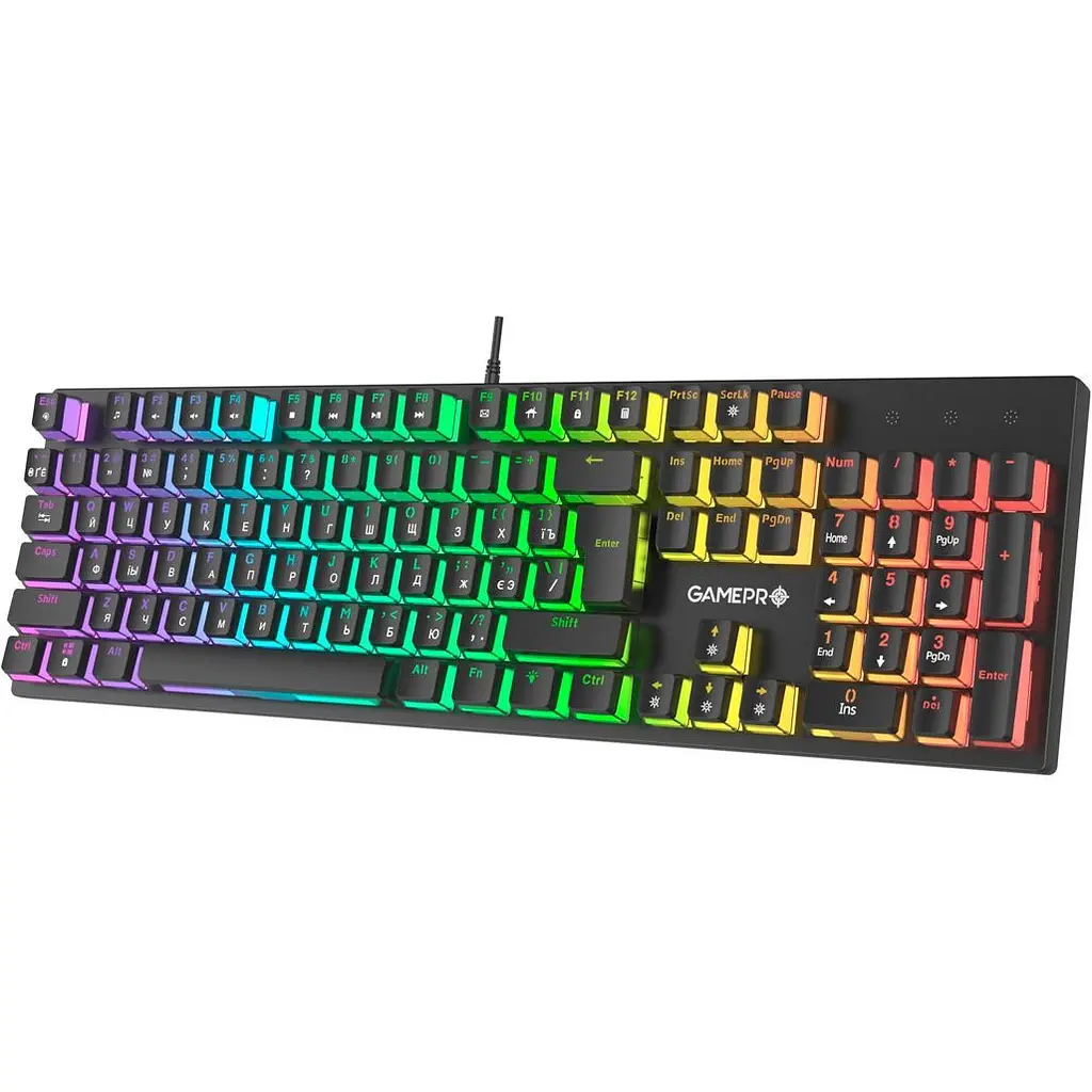 Клавіатура GamePro MK85R Red Switch RGB USB Black [111029] - фото 2