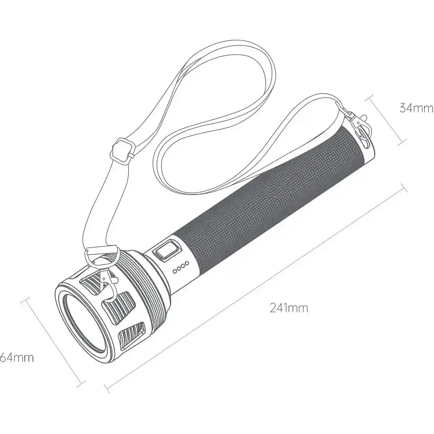 Ліхтарик Nextool Thunder Searching Flashlight 3600 lm [NE20168] [94274] - фото 4