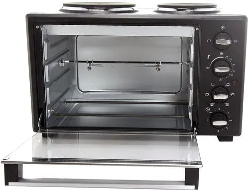 Електродуховка з плитою Polaris PTO 0235 GLHP - фото 3