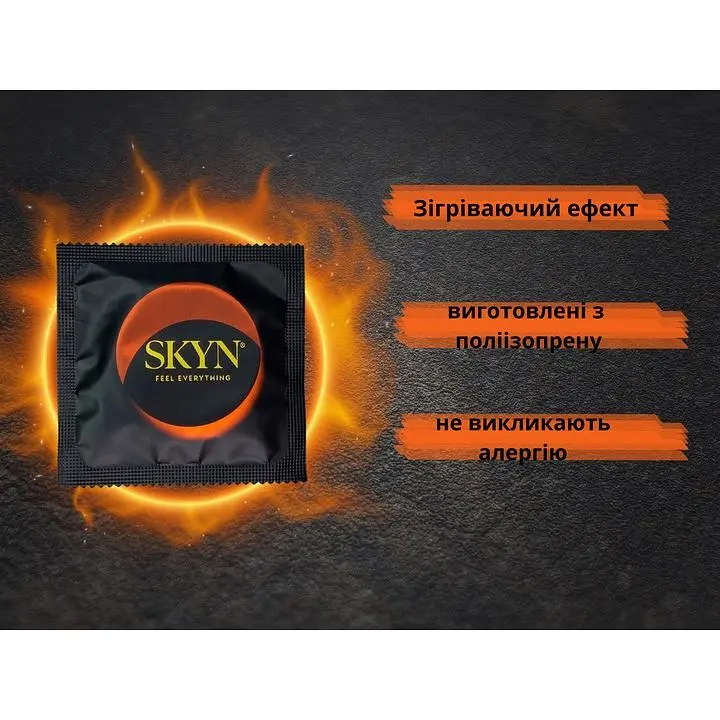 Презервативи Skyn ​​Warming без латексу 15 шт. - фото 4