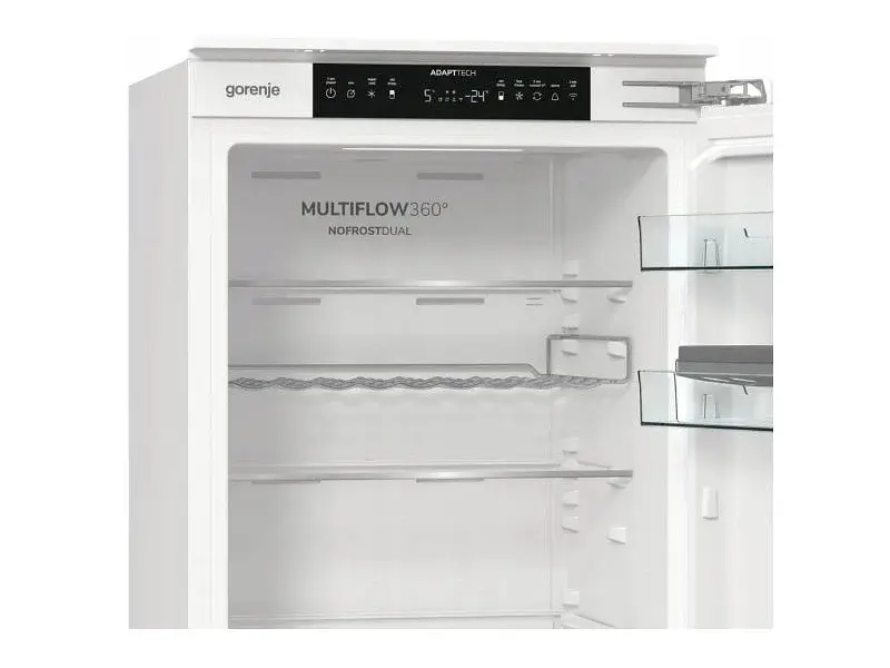 Холодильник з морозильною камерою Gorenje NRKI517E62WF - фото 6