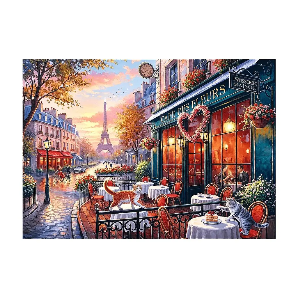 Пазл Trefl Premium Plus Love Story: Кохання в Парижі 500 елементів (5900511376210) - фото 2