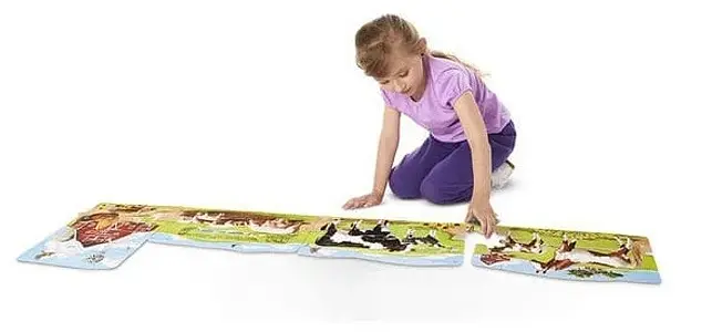 Мега-пазл Melissa&Doug Ферма 4 в 1, 96 елементів (MD8912) - фото 3