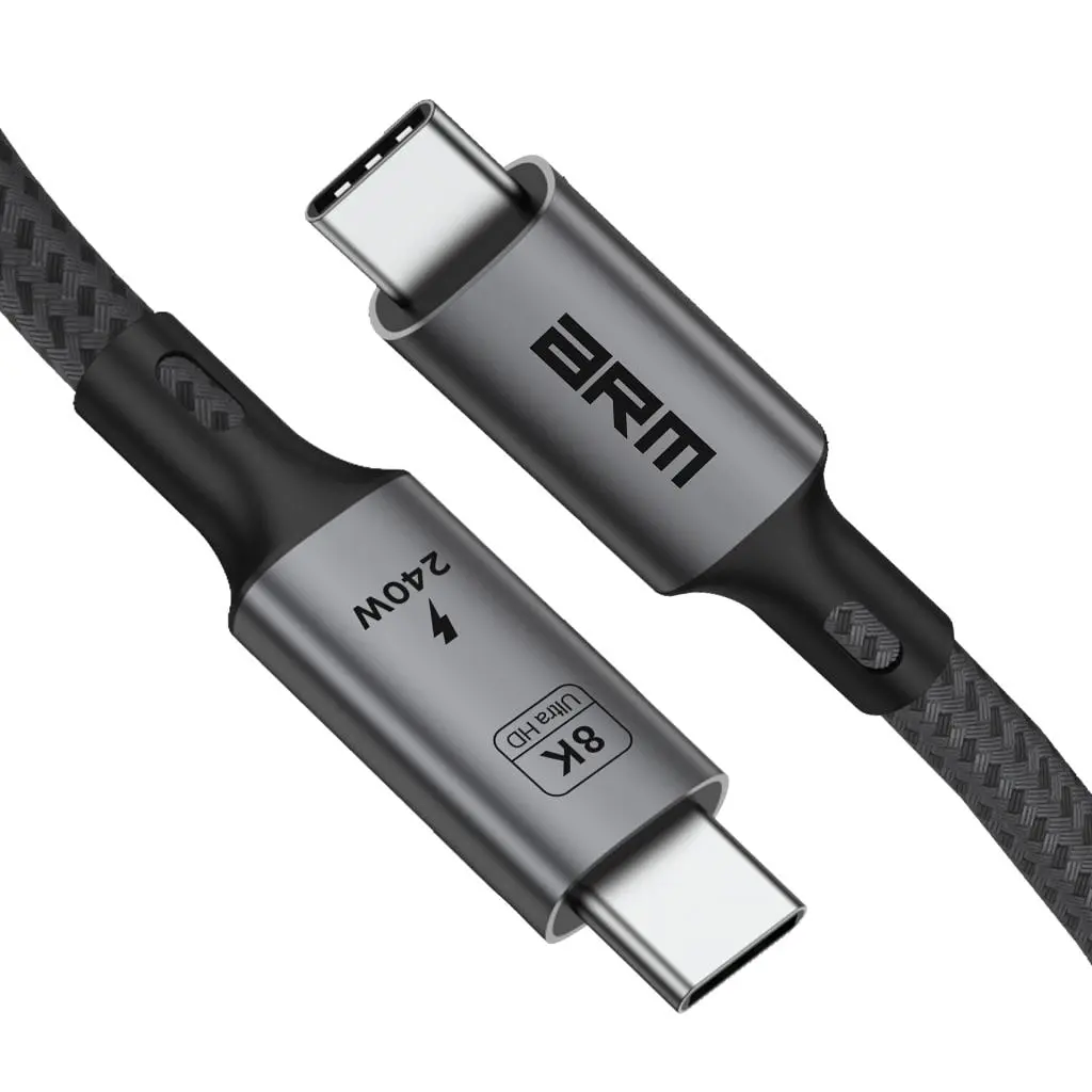 Дата кабель USB-C to USB-C 1.0m USB4 40Gbps 240W 8K60Hz black Armorstandart (ARM81921) - фото 3