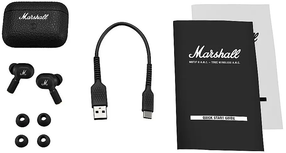 Навушники TWS Marshall Motif II A.N.C. Black (1006450) - фото 5