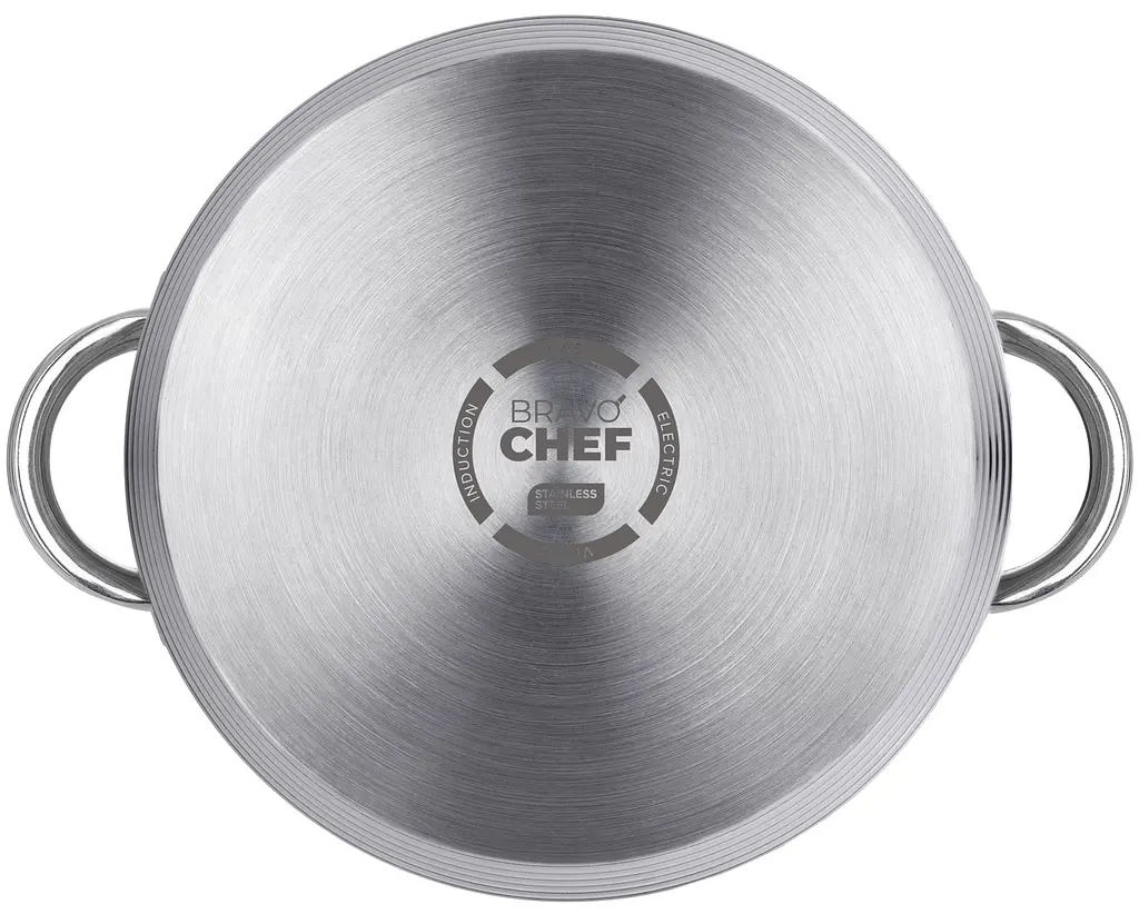 Каструля Bravo Chef 22 см (4.35 л) з кришкою (6720870) - фото 2