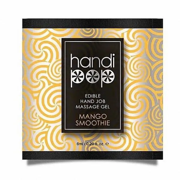 Смаковий гель Sensuva Handipop Mango Smoothie для орально-мануальних пестощів, 6 мл (манговий смузі)