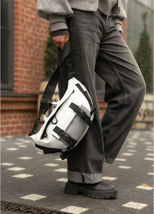 Велика жіноча поясна сумка бананка Sambag 38х21 см sum0027225 - фото 6