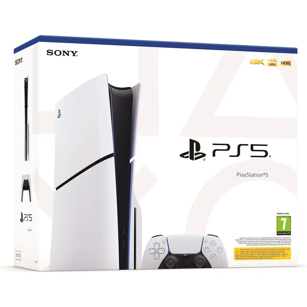 Ігрова консоль Sony PlayStation 5 Slim 1TB White UA (1000040591) [102086] - фото 8