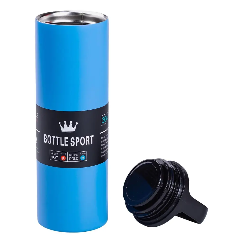 Термос Bottle Sport 500 мл з ручкою, синій Yiwu HPGM5009BL - фото 2