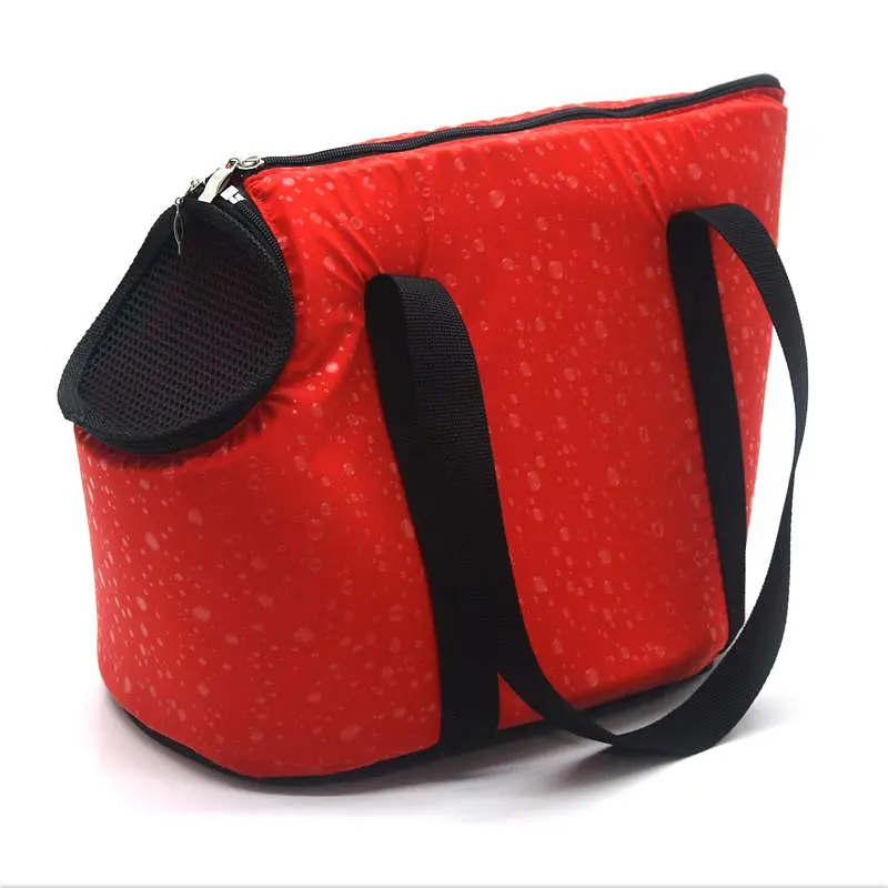 Сумка переноска для животных Zoo-hunt Берта красная №1 230х430х310 мм - фото 5