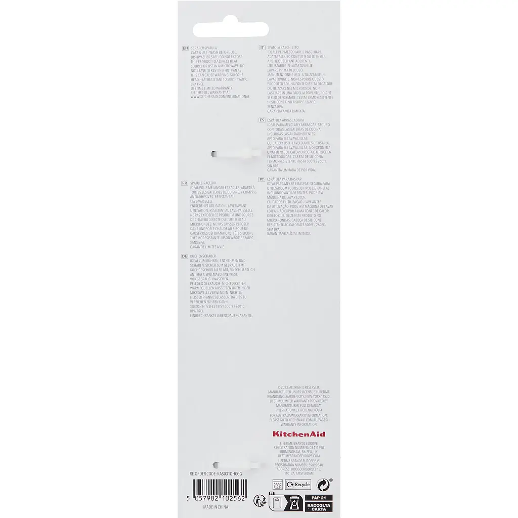 Лопатка для теста KitchenAid Coreline серая (KAS031OHCGG) - фото 4