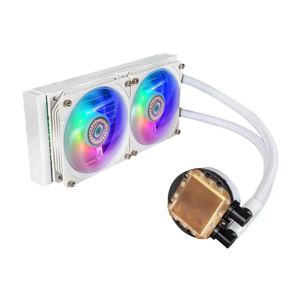Система охолодження для комп’ютерного процесора Cooler Master MasterLiquid PL240 Flux MLY-D24M-A23PZ-RW White - фото 2