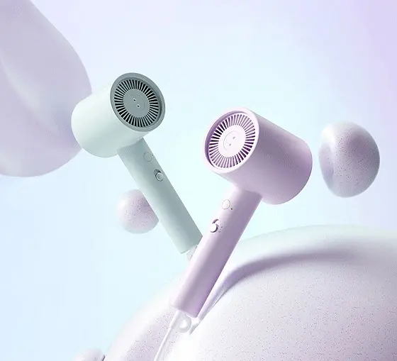 Фен Xiaomi Mijia Negative Ion Hair Dryer H301 Green + (перехідник на EU розетку) - фото 2