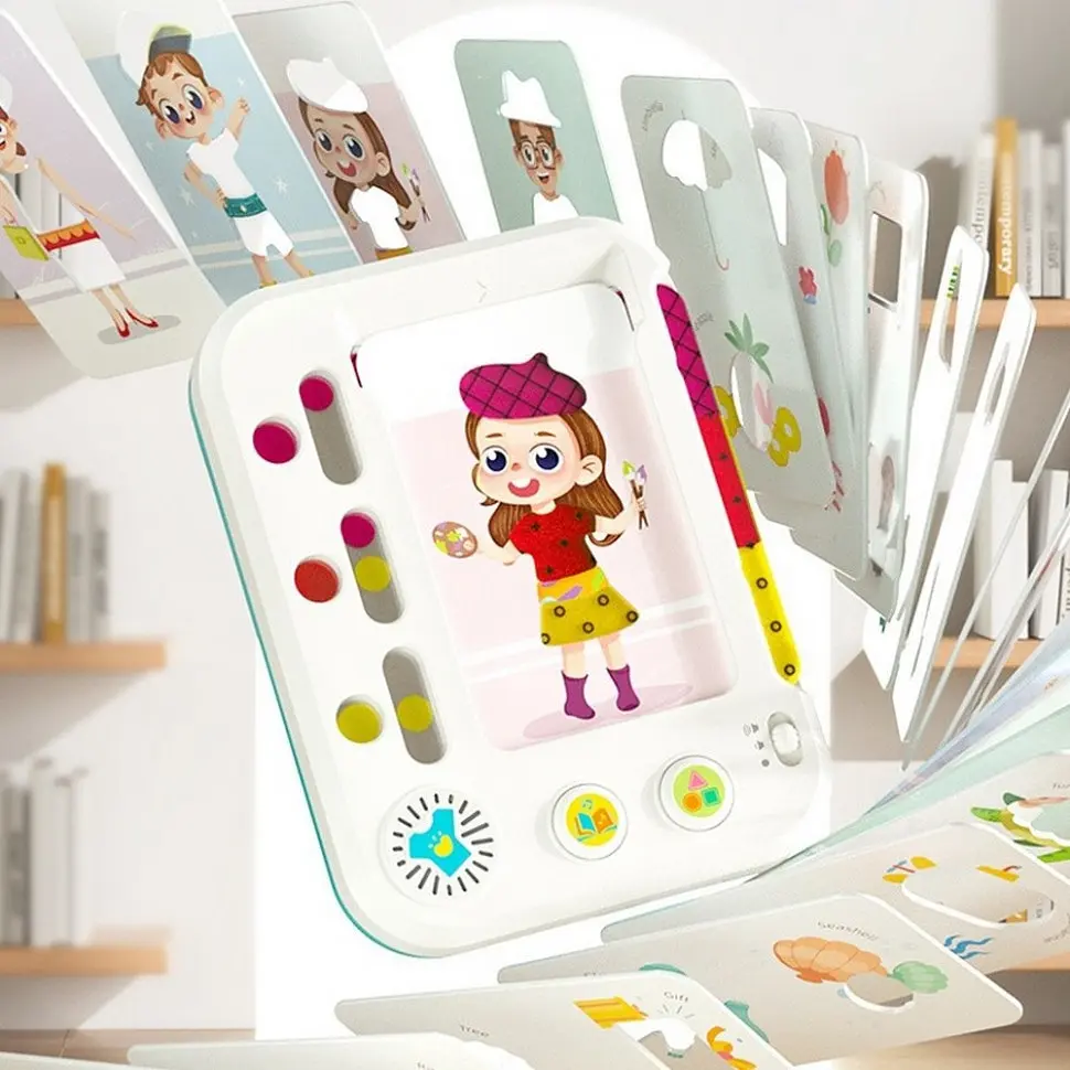 Детский обучающий планшет «Мастерская цвета» Hola Toys HE899200, 12 карточек - фото 4