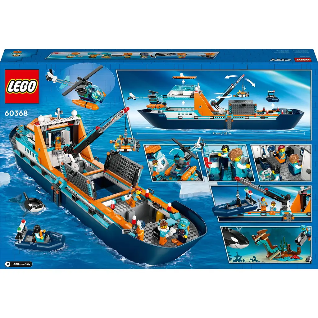 Конструктор LEGO City Арктичний дослідницький корабель 815 деталей (60368) - фото 2