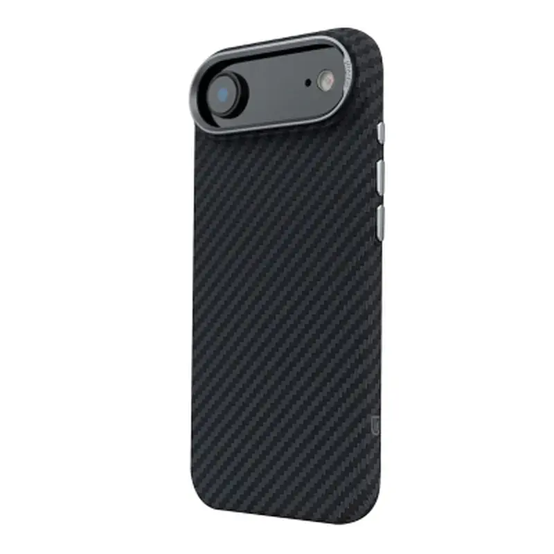 Чохол до мобільного телефона Armorstandart LikeCarbon2 MagCase Apple iPhone 17 Air Carbon Black (ARM86260) - фото 5