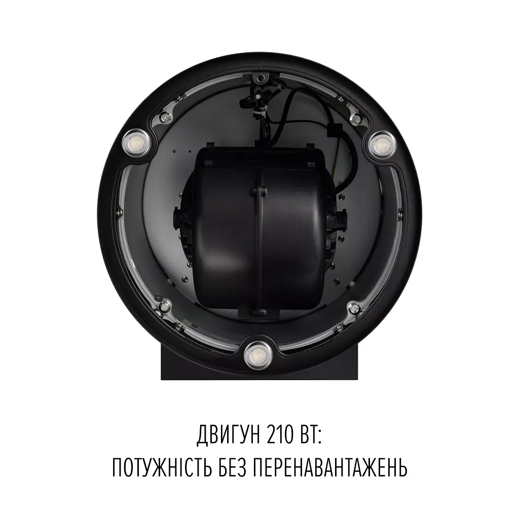 Витяжка пристінна PERFELLI FLOW 35PEB NERO - фото 7