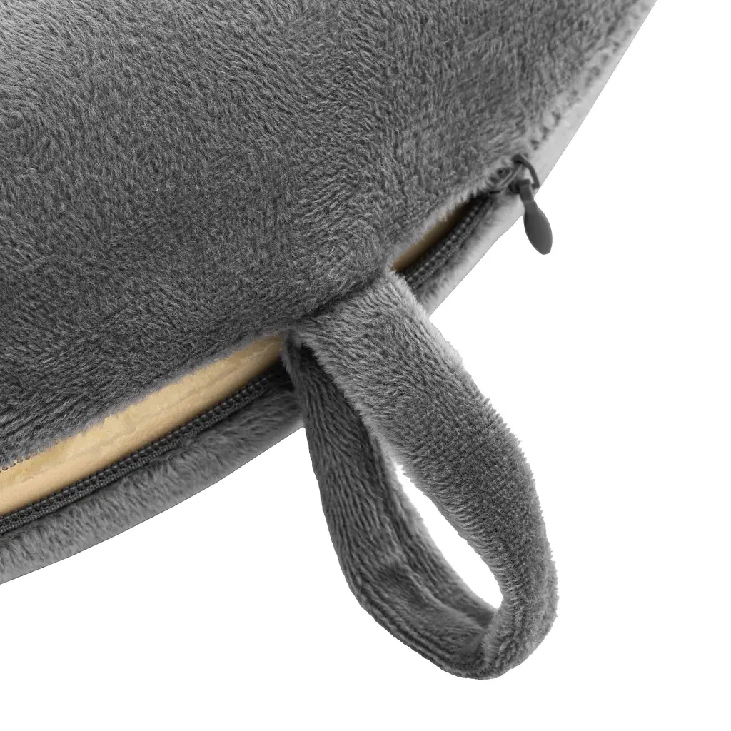 Подушка для шиї ARDESTO Travel Grey Cat, 28х28см, сірий (ART3034NEP) - фото 4