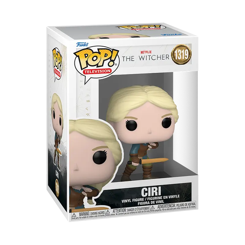 Фигурка Funko Pop Фанко Поп Ведьмак Цирила The Witcher S2 Ciri with Sword 10 см W C 1319 - фото 3
